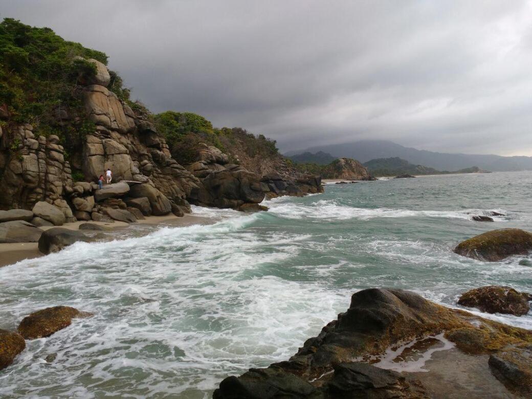 Bed and Breakfast Camping Castilletes Parque Tayrona à El Zaino Extérieur photo