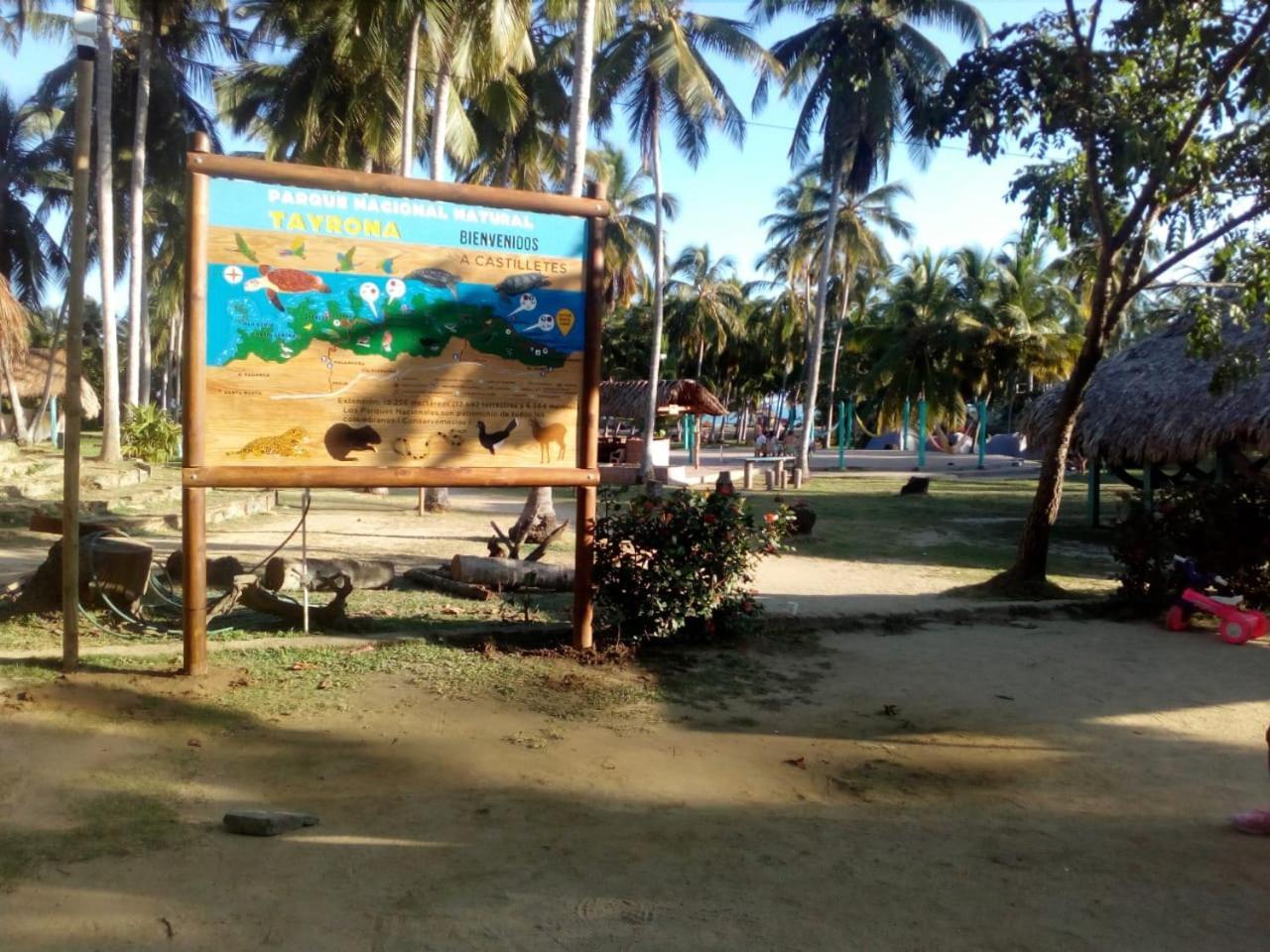 Bed and Breakfast Camping Castilletes Parque Tayrona à El Zaino Extérieur photo